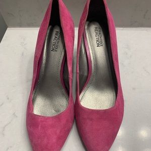 Kenneth Cole Reaction Hill Top Pink Heals Size 6.5
